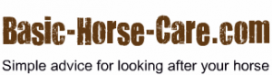 Transparent Basic Horse Care Logo